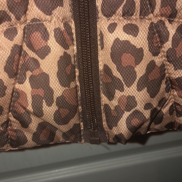 PRWND Vintage Faded glory puffer jacket XXL brown cheetah print .worn once - Picture 9 of 16